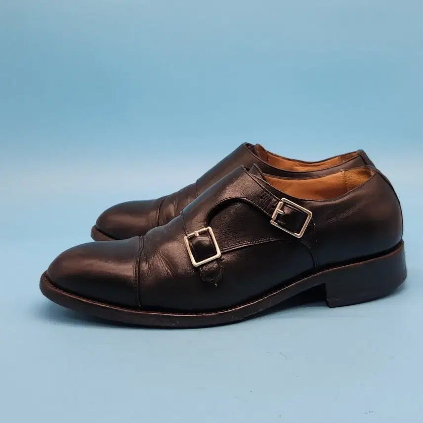 [BUNJANG] KK Black Brown Men's Leather Loafers (265mm) / kk 블랙브라운 스페인 남성가죽로퍼 실측265