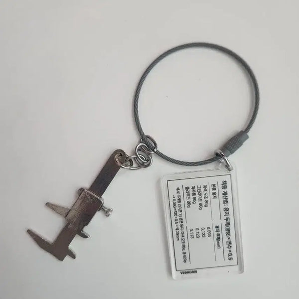 [BUNJANG] Vernier Caliper Keychain / 시공사 도서전 버니어캘리퍼스 키링