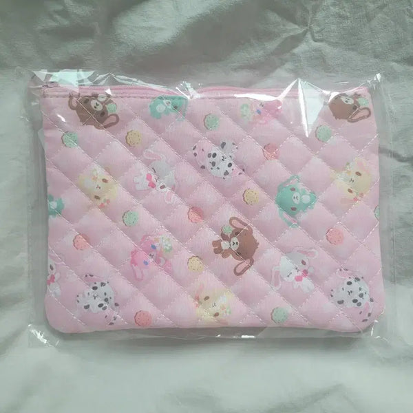 [BUNJANG] Abel Sugarbunnies Quilting Pouch Macaron / 아베일 슈가바니즈 퀼팅 파우치 마카롱