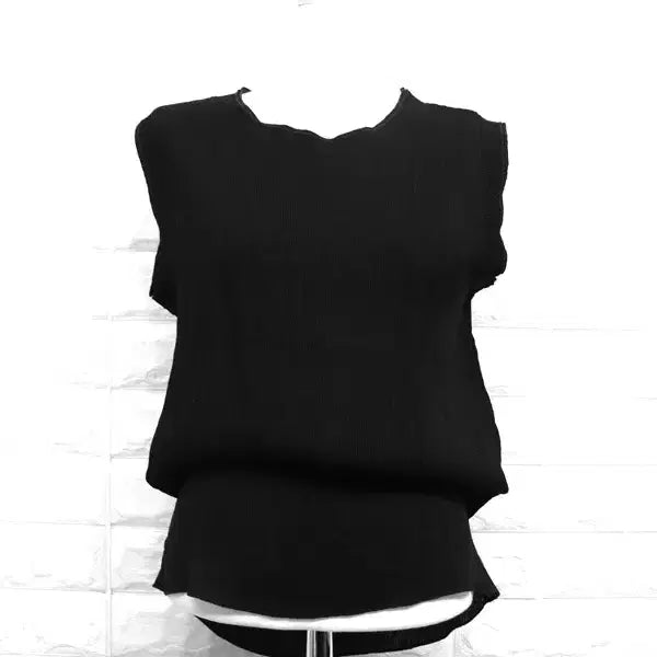 [BUNJANG] Kkomnino Simple Sleeveless Top / W66 꼼니노 심플 민소매티 /여55-66/가슴단면45/사놀까