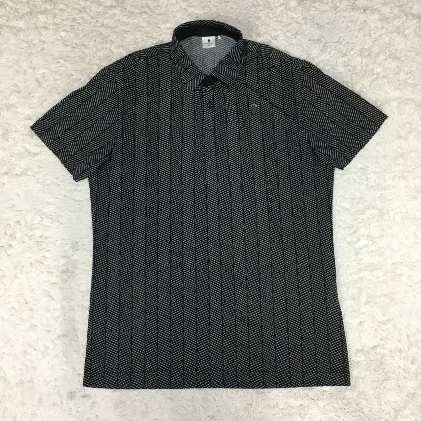 [BUNJANG] W.Angle Collar Short Sleeve T-Shirt / 와이드앵글 카라넥 반팔티 만원샵 GG08