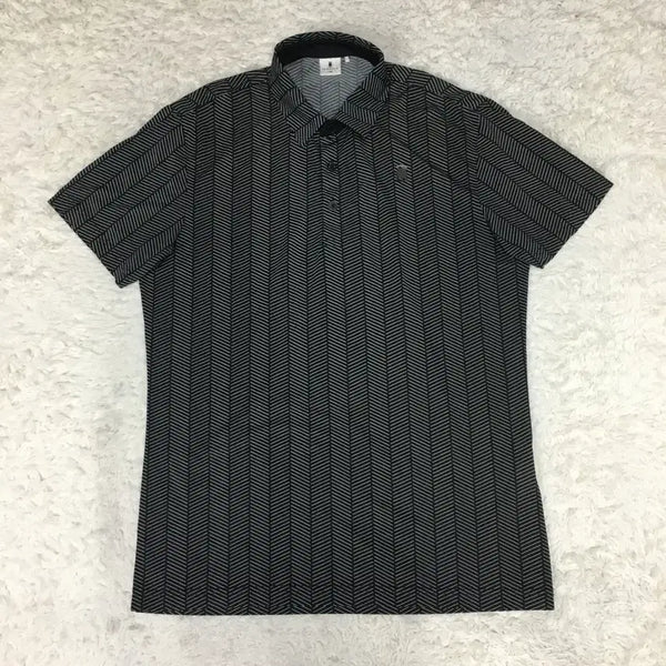 [BUNJANG] W.Angle Collar Short Sleeve T-Shirt / 와이드앵글 카라넥 반팔티 만원샵 GG08