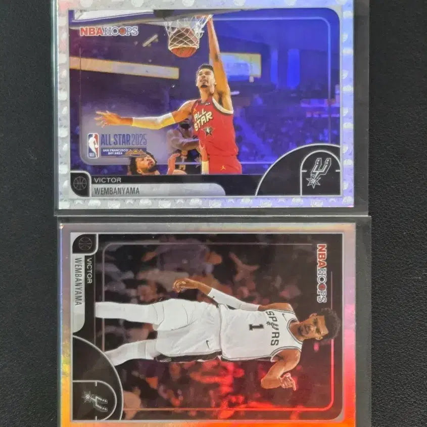 [BUNJANG] Victor Wembanyama Silver Cards (2-Card Set) / 훕스 빅터 웸반야마 실버 2장