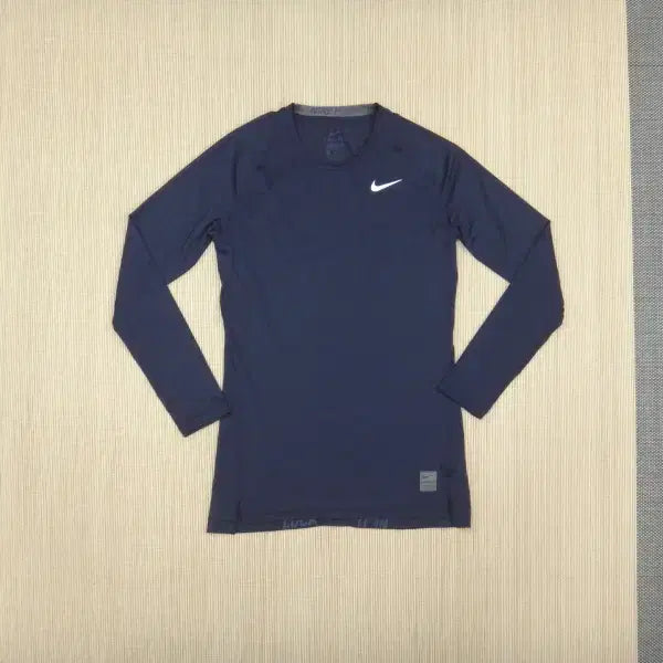 [BUNJANG] Nike Pro Dri-FIT Tight Top Men's Navy Polyester Blend / (105) 나이키 프로 드라이핏 타이트 탑