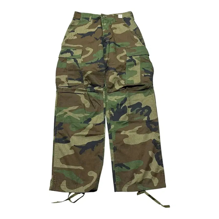 [BUNJANG] 80s Original US Military Woodland Camo BDU Cargo Pants / (바배) 80s 오리지널 미군 우드랜드 카모 BDU 카고 팬츠