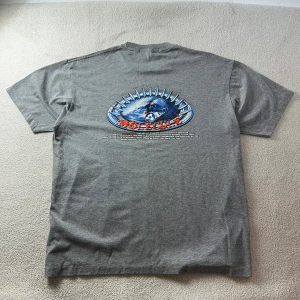 [BUNJANG] 90s Vintage Graphic Grey Short Sleeve T-Shirt XL (105) / 105 90s 빈티지 그래픽 그레이 반팔 티셔츠