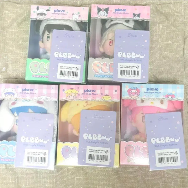 [BUNJANG] PLAVE Ppuri Doll Album Bundle Set w/ POB (YouTube) / (미공포포함) 플레이브 플뿌 인형앨범 원가양도