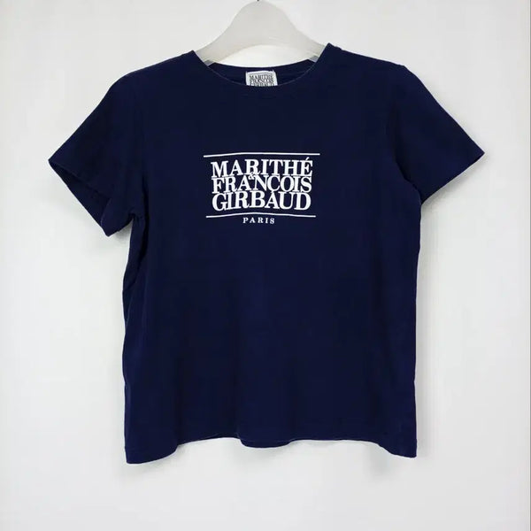 [BUNJANG] Marithe Francois Girbaud Signature T-Shirt / 마리떼프랑소와저버 시그니처 반팔티/S/하이구제3263