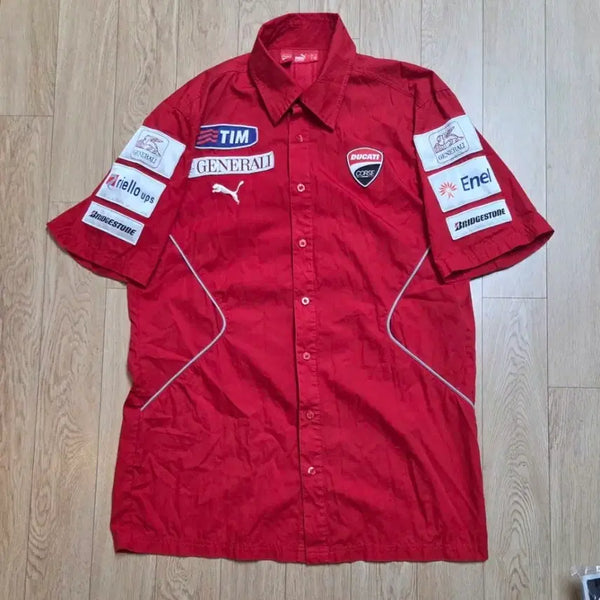 [BUNJANG] Puma Ducati Racing Short Sleeve T-Shirt (M Size) / 미사용 푸마 두가티 DUCATI 레이싱 반팔티 M사이즈 (90정도)