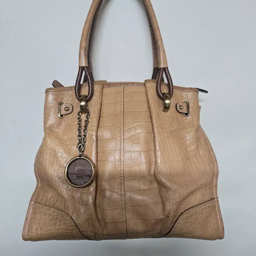 [BUNJANG] Balenciaga Crocodile-Embossed Leather Shoulder Bag / 금강 발렌시아가  숄더백