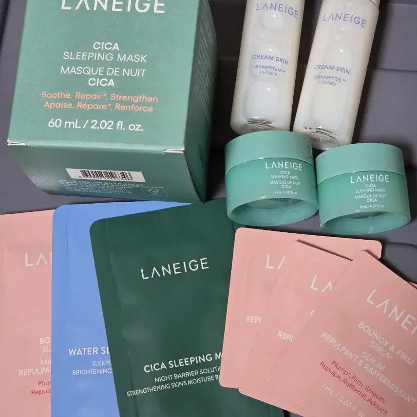 [BUNJANG] Laneige Cica Sleeping Mask (60ml) - Sealed / 라네즈 시카 슬리핑 마스크 60ml 미개봉새제품 +크림스킨등 덤많이드려요
