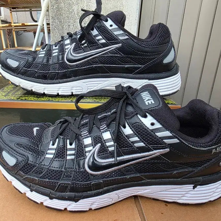 [BUNJANG] Nike P-6000 Black White Men's Running Shoes Size 280 / 나이키 P-6000 블랙 화이트 280