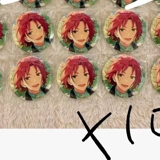 [BUNJANG] Ensemble Stars Akira Mako Ring a Bell Ibecore Can Badge Set / 앙스타 이사라 마오 링어벨 이베코레 캔뱃지 10개 판매