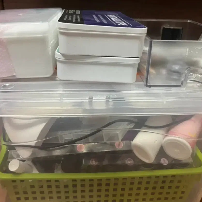 [BUNJANG] Complete Self Nail Art Kit with UV Lamps / 셀프 네일 키트 일괄 판매