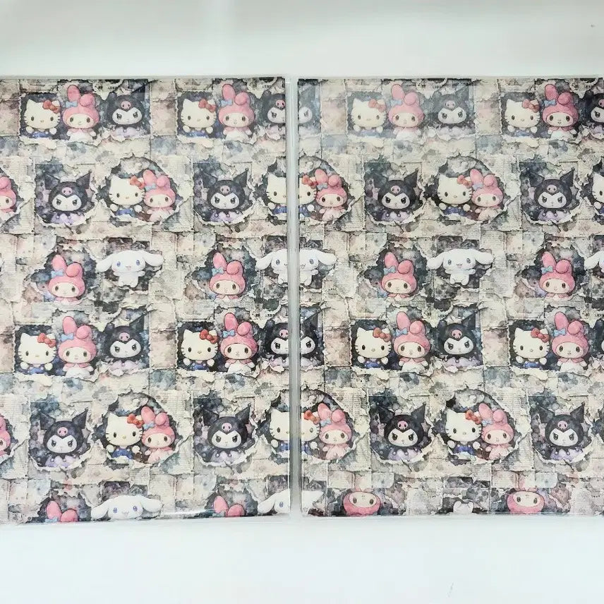 [BUNJANG] Gray Sanrio Gift Wrapping Envelopes (Set of 10) / 그레이 산리오 수봉
