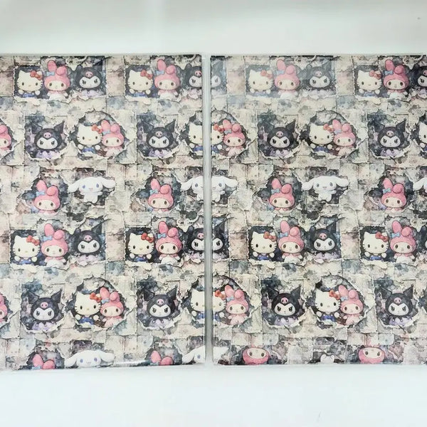 [BUNJANG] Gray Sanrio Gift Wrapping Envelopes (Set of 10) / 그레이 산리오 수봉