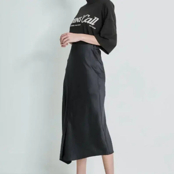 [BUNJANG] System 20SS Satin Skirt / (24)시스템 20ss 새틴 스커트