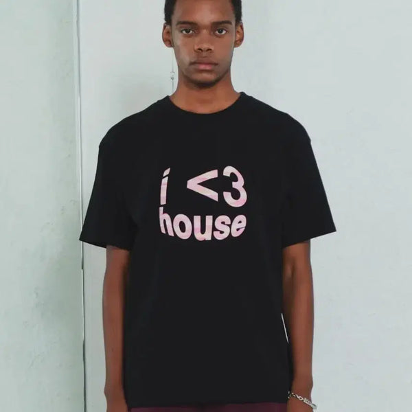 [BUNJANG] Barbeejou I LOVE HOUSE T-Shirt / 바쥬비쥬 I LOVE HOUSE 반팔 티셔츠 M