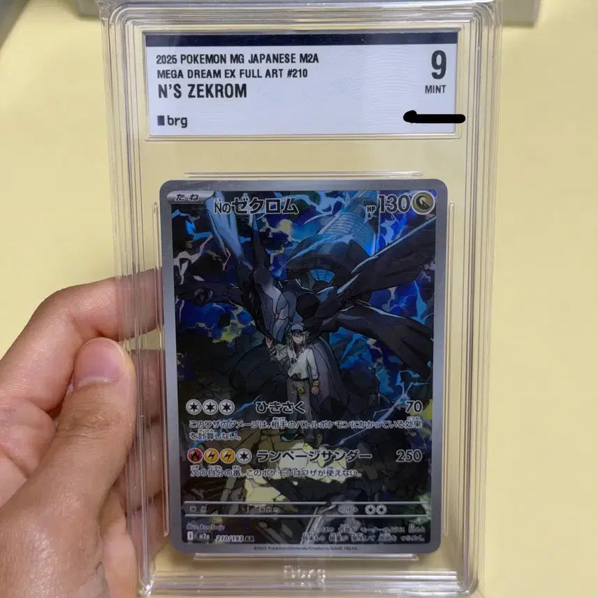 [BUNJANG] Pokemon Card Mega Dream N's Zekrom Japanese BRG9 / 포켓몬카드 메가드림 N의제크로무 일판 BRG9 상태최상