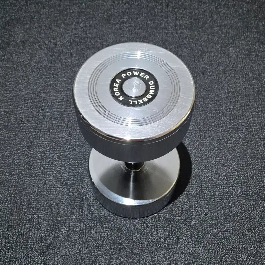 [BUNJANG] SpoBank Chrome High-Density Dumbbell 10KG / (무료배송) 국산 스포뱅크 크롬 고밀도 덤벨 아령 10KG 하나