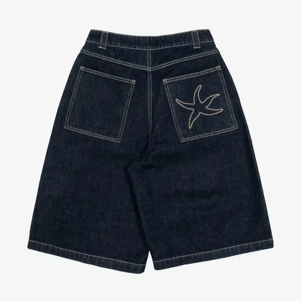 [BUNJANG] The Coldest Moment Denim Half Pants (Blue) / 더콜디스트모먼트 데님 하프 팬츠 (블루)