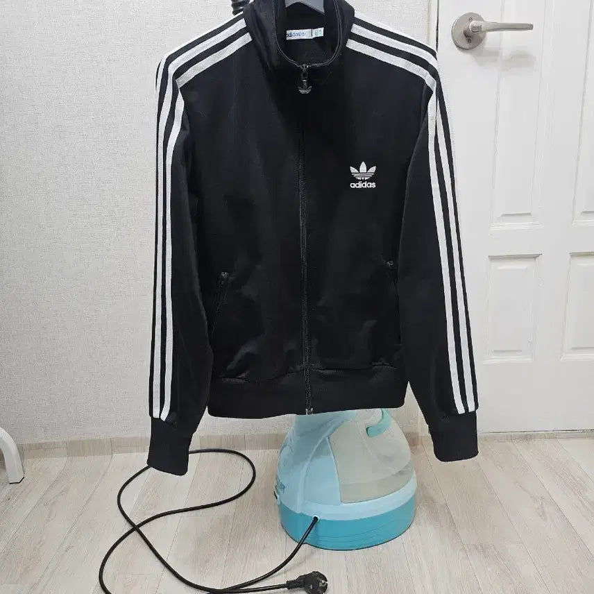 [BUNJANG] Adidas Firebird Back Logo Track Top Jersey (Black/White) / (95~100) 초대장급 아디다스 파이어버드 백로고 [검흰] 트랙탑져지