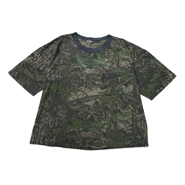 [BUNJANG] 80s Realtree Camo Pocket T-Shirt / 80s 리얼트리 카모 포켓 반팔티