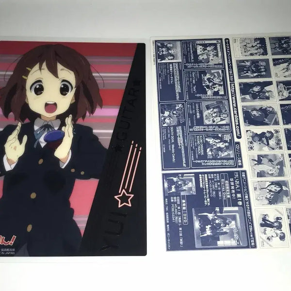 [BUNJANG] K-ON! Yui Clear Poster Card / 케이온 클리어 포스터 카드 카드다스 유이