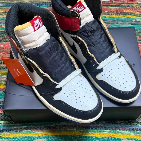 [BUNJANG] Air Jordan 1 x Fragment x Union LA Black & Varsity Red / 조던 1 x 프라그먼트 x 유니온 LA 블랙 앤 바시티 레드
