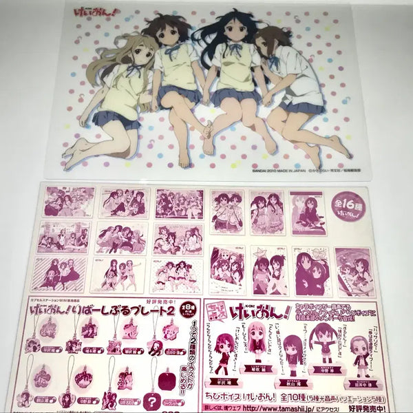 [BUNJANG] K-ON! Clear Poster Card Collection Group / 케이온 클리어 포스터 카드 카드다스 단체