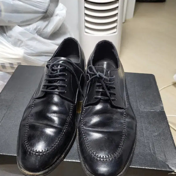 [BUNJANG] Tandy Men's Black Leather Shoes (250mm) / 탠디 남성 구두 블랙 색상 250mm 상태매우좋음