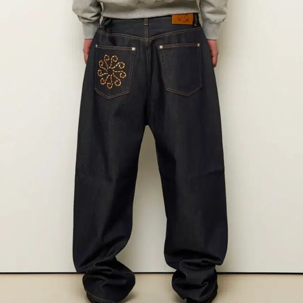 [BUNJANG] 9999archive Linking Wide Denim Pants / 9999아카이브 LINKING WIDE DENIM PANTS
