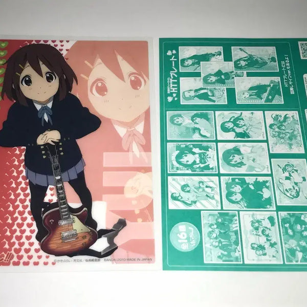 [BUNJANG] K-ON! Yui Hirasawa Clear Poster Card Carddas / 케이온 클리어 포스터 카드 카드다스 유이
