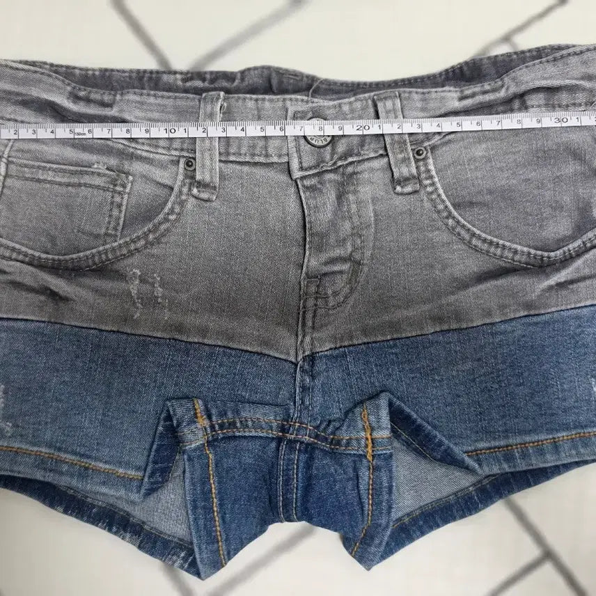 [BUNJANG] Blue Denim Shorts Bundle Set / 청반바지 4장 일괄판매(택포)