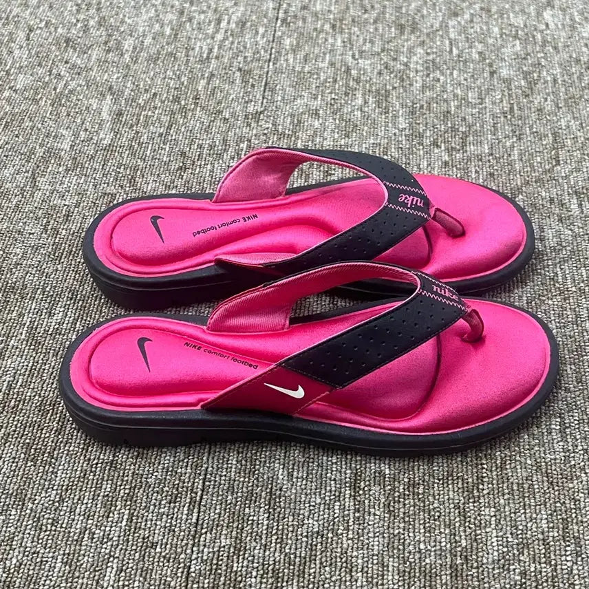 [BUNJANG] Nike Pink Cushion Flip-Flops Size W10 (260mm) / 나이키 핑크 쿠션 쪼리 260(W10)