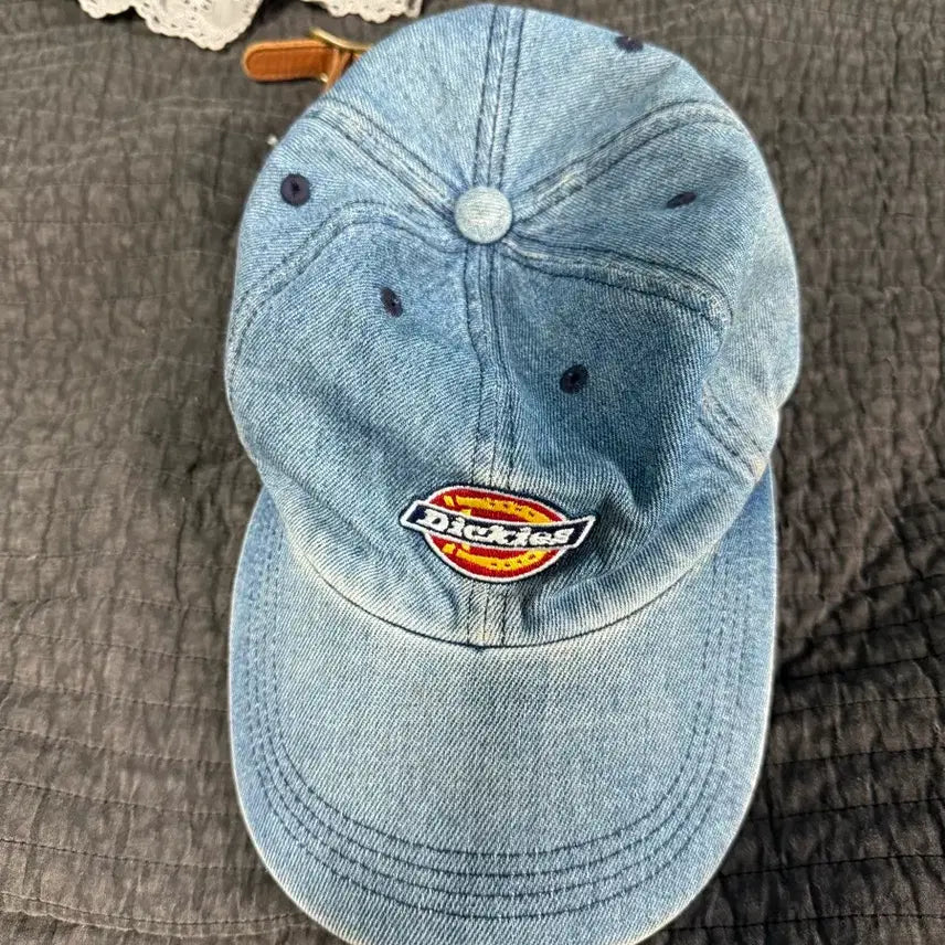 [BUNJANG] Dickies Blue Leather Strap Cap / 디키즈 볼캡