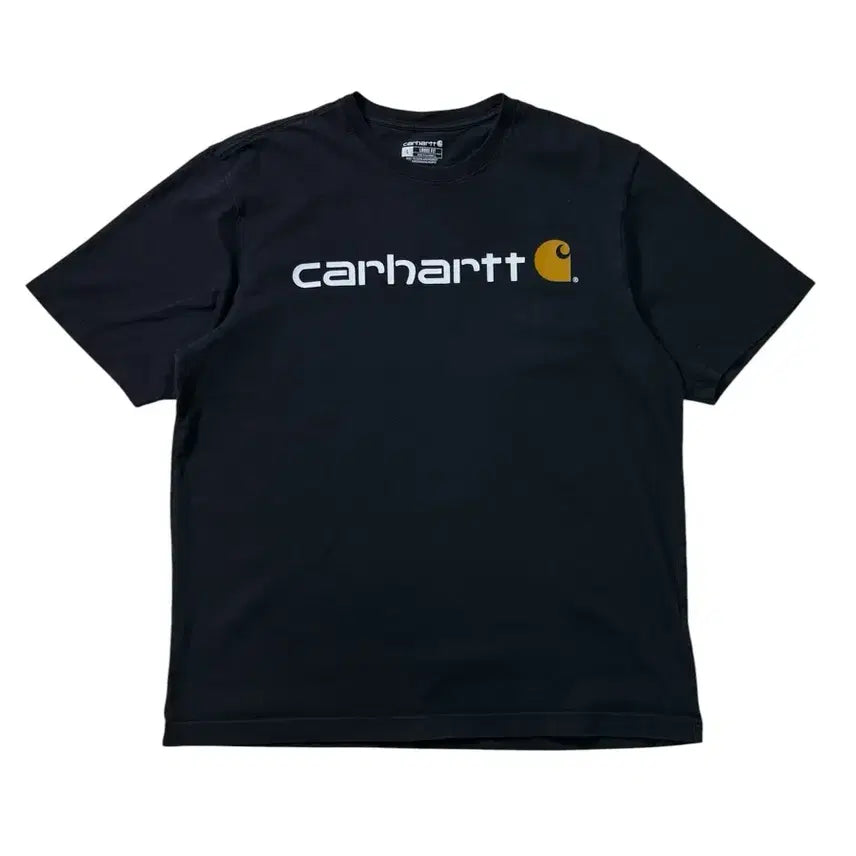 [BUNJANG] Carhartt Black Short Sleeve T-Shirt / 칼하트 블랙 반팔티
