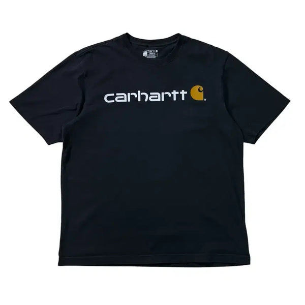 [BUNJANG] Carhartt Black Short Sleeve T-Shirt / 칼하트 블랙 반팔티