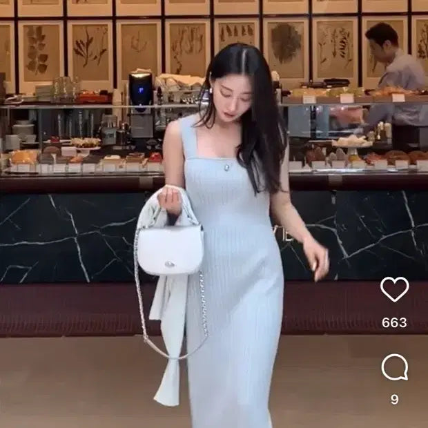 [BUNJANG] Chixlabel Elia Knit Dress / 칙스라벨 엘리아 니트원피스