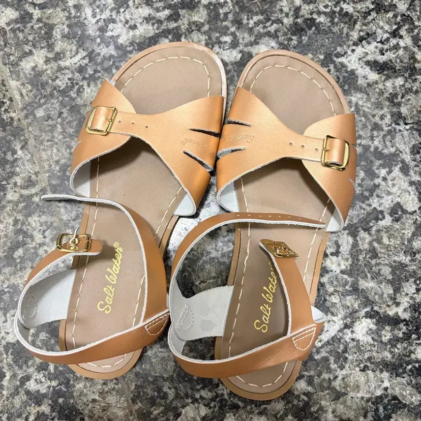 [BUNJANG] Saltwater Sandals Rose Gold / 솔트워터 샌들 로즈골드 6 (240-245mm)