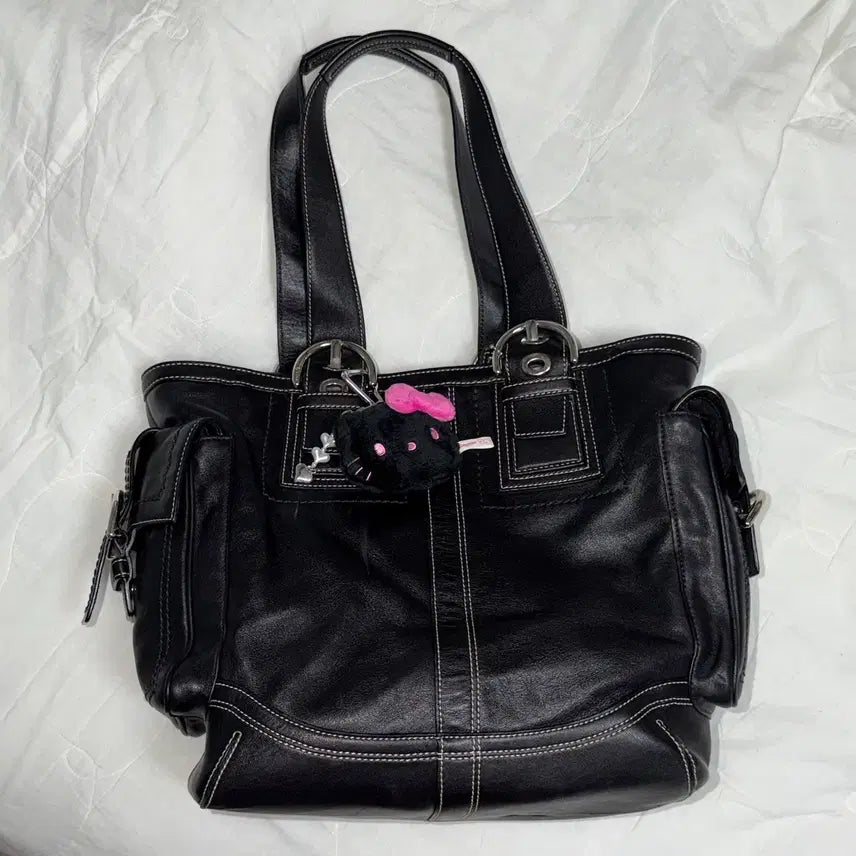 [BUNJANG] Coach Buckle Leather Shoulder Bag / [상태최상/레어] 코치 버클 레더 숄더백