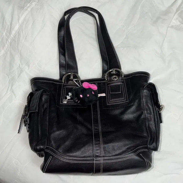 [BUNJANG] Coach Buckle Leather Shoulder Bag / [상태최상/레어] 코치 버클 레더 숄더백