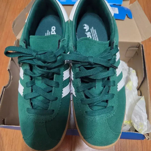 [BUNJANG] Adidas Gazelle Suede Green Sneakers / 아디다스 가젤 스웨이드 그린 운동화