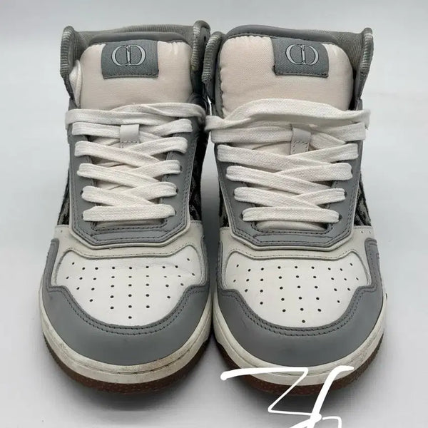 [BUNJANG] Dior B27 High-Top Sneakers Grey Size 36 / 디올 B27 하이탑 스니커즈 그레이 36 (230)