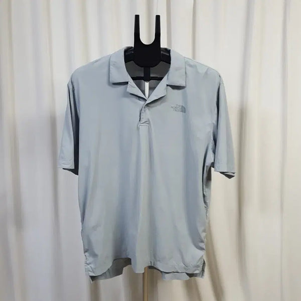 [BUNJANG] The North Face Men's Open Collar Anorak Short-Sleeve T-Shirt Size 100 / 노스페이스 남성 오픈카라 아노락 반팔 티셔츠 100 오일장 0331