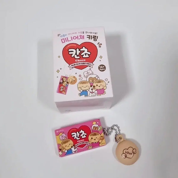[BUNJANG] Lotte Kancho Miniature Squishy Keyring / 롯데 칸쵸 미니어처 키링 굿즈 음식 가챠 푸드 미니어쳐 스퀴시