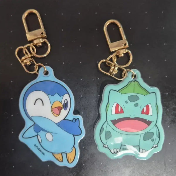[BUNJANG] Damter Kombucha x Pokémon Keychain Gacha - Psyduck & Bulbasaur / 담터 콤부차 포켓몬 키링 가챠 팽도리 이상해씨