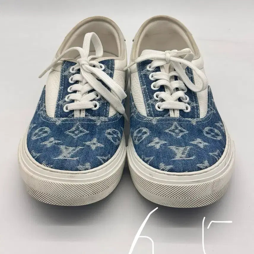 [BUNJANG] Louis Vuitton Denim Mule Sneakers (Size 6.5 / 245) / 루이비통 뮬 스니커즈 데님 6.5 (245)