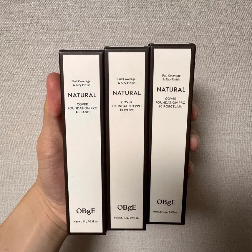 [BUNJANG] Objet Natural Cover Foundation Pro / 오브제 내추럴 커버 파운데이션 프로