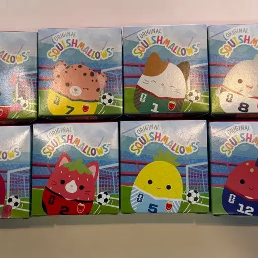 [BUNJANG] Squishmallows World Cup 12 Types Figure Set / 스퀴시멜로우 월드컵 12종